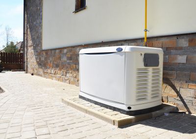 Generator Installed Near Residence